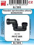 B/395   SADA těsnění sifonů BONOMINI pro sprchový sifon 1