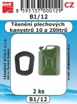 B1/12   SADA těsnění do plechových kanystrů  10 a 20 l  2 ks 1