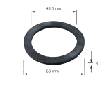 C2/32  Těsnění pod montážní matici splachovačů WC pryž 60x45x3 2