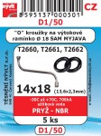 D1/50   SADA 14x18 o kroužků pryž 5ks 1