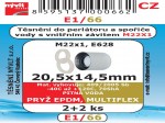 E1/66   SADA 20x15x2 těsnění do perlátoru F22x1  4 ks 2