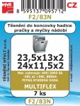 F2/83N  SADA těsnění pračka myčka Multiflex nahrazuje F2/84N 7ks 2
