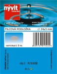 F/1122   SADA průměr 24x3mm samolepící podložka 8ks 1