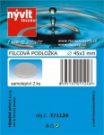 F/1124   SADA průměr 45x3mm samolepící podložka 2ks 1