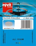 F/1128   SADA průměr 40x4mm samolepící podložka  2ks 1