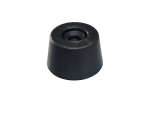 K2/168A  Zarážka dveří  velká pryž černá 38x26mm 1