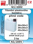 N3/209V   SADA těsnění kanystrů  pitná voda  umělohmotný 2