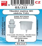 O3/213   SADA těs.pod montážní matici splach.WC T101 2ks 2